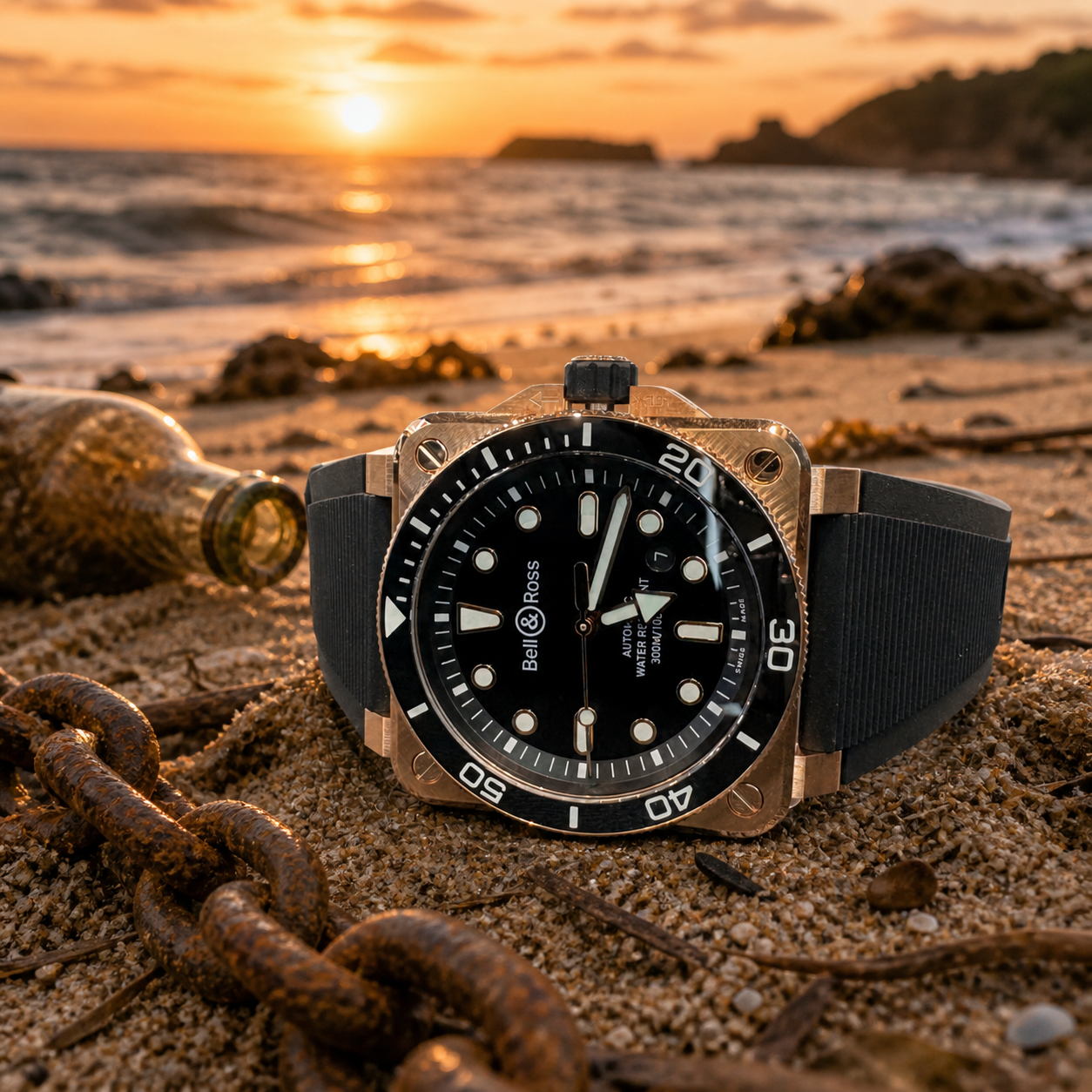 【ベル＆ロス】経年変化を楽しむ”BR03A Diver Black Bronze”